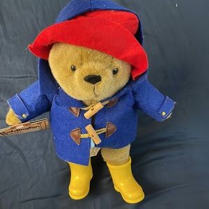 New with tag! Collector paddington Bear with removable outfit and shoes 11” Tall